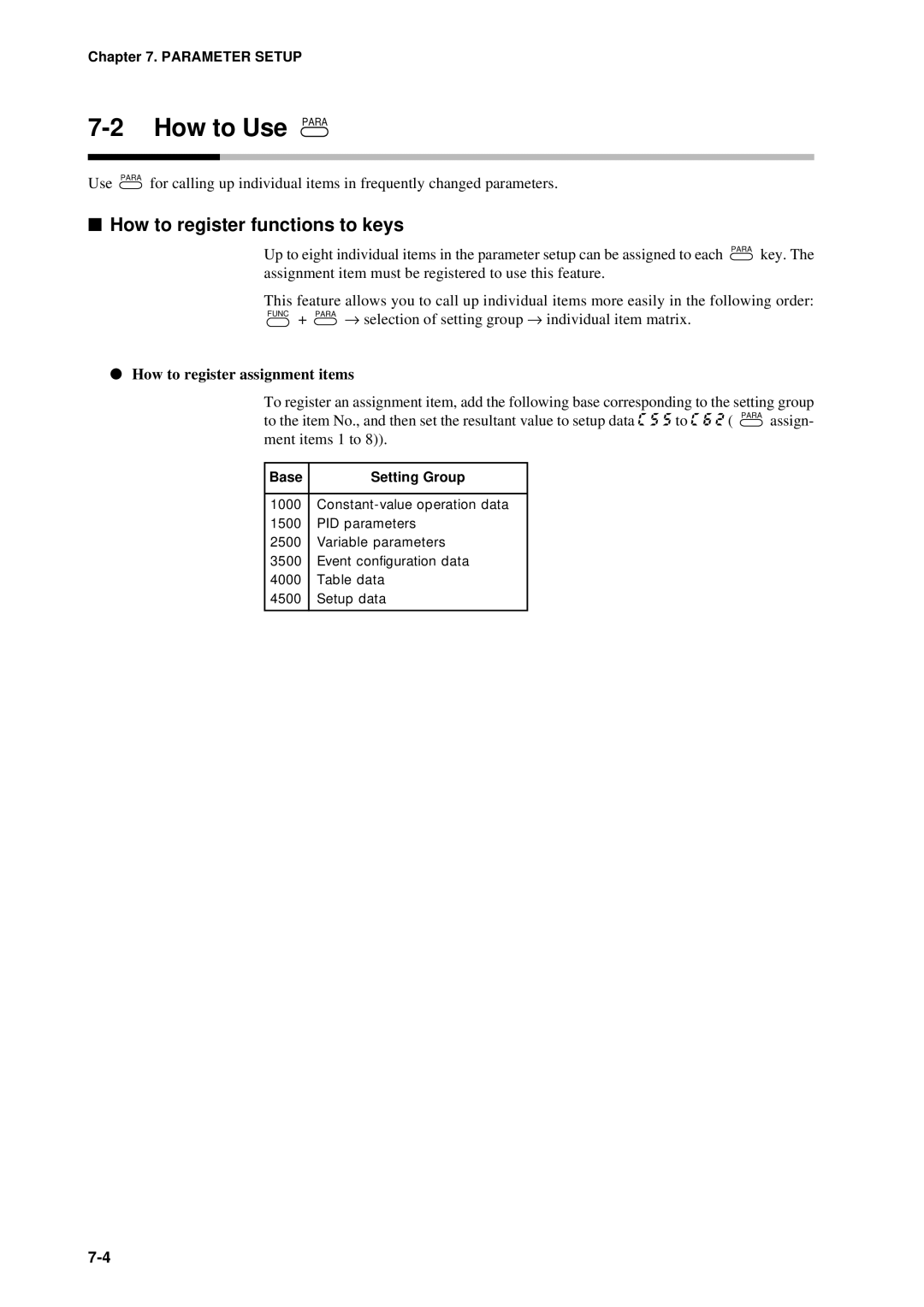 Sonic Alert DCP301 user manual How to Use Para, How to register functions to keys, How to register assignment items 