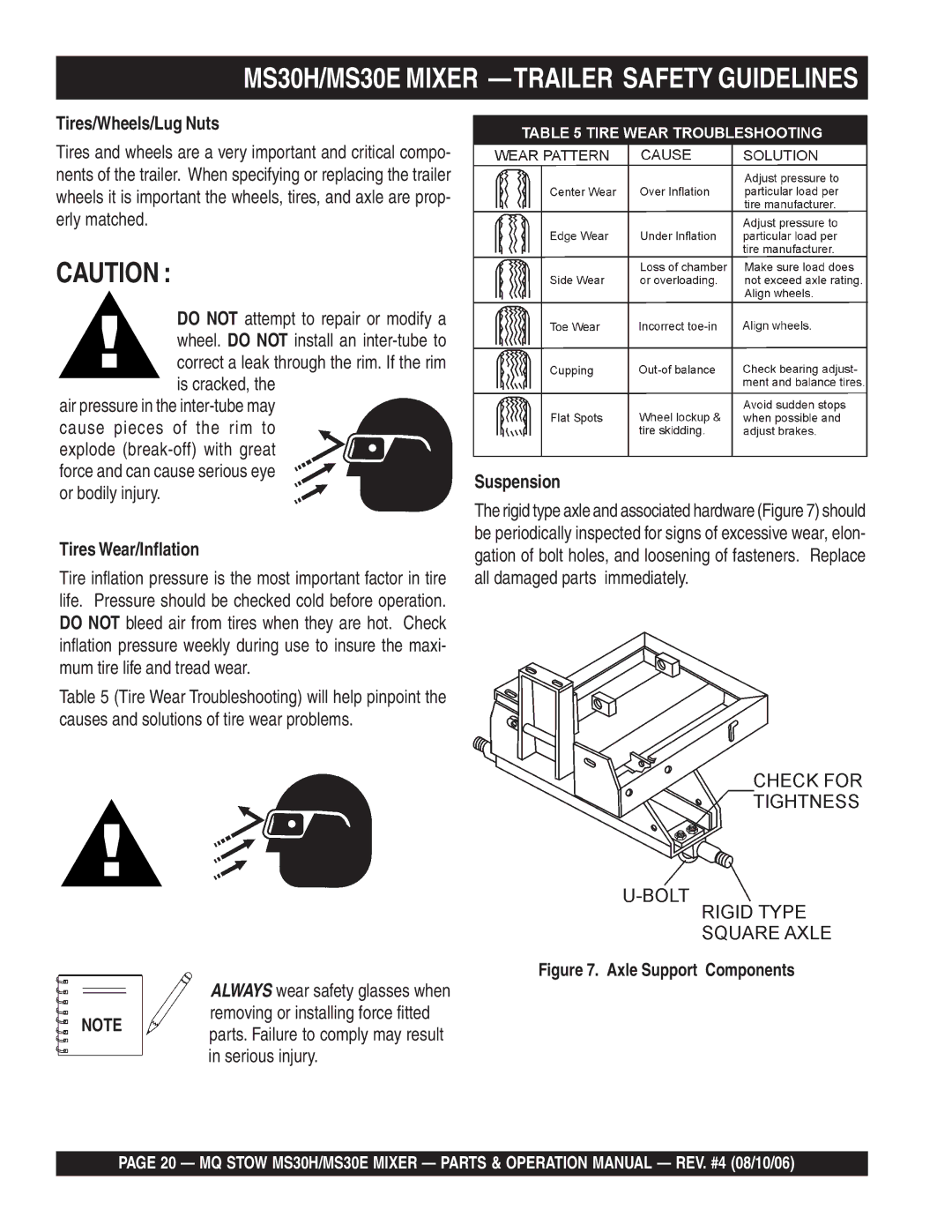 Sonic Alert manual MS30H/MS30E Mixer -TRAILER Safety Guidelines 