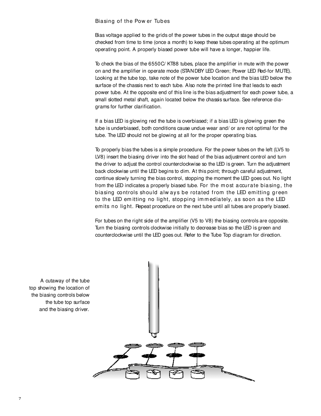 Sonic Impact Technologies Power 2 manual Biasing of the Power Tubes 