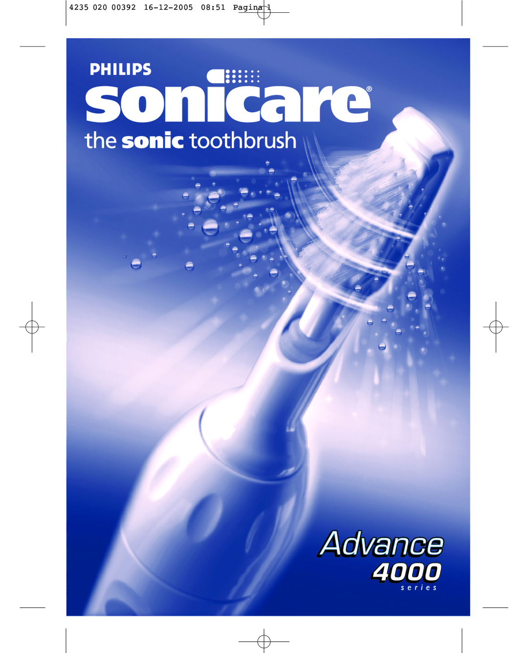 Sonicare HX4872 manual 4235 020 00392 16-12-2005 0851 Pagina 