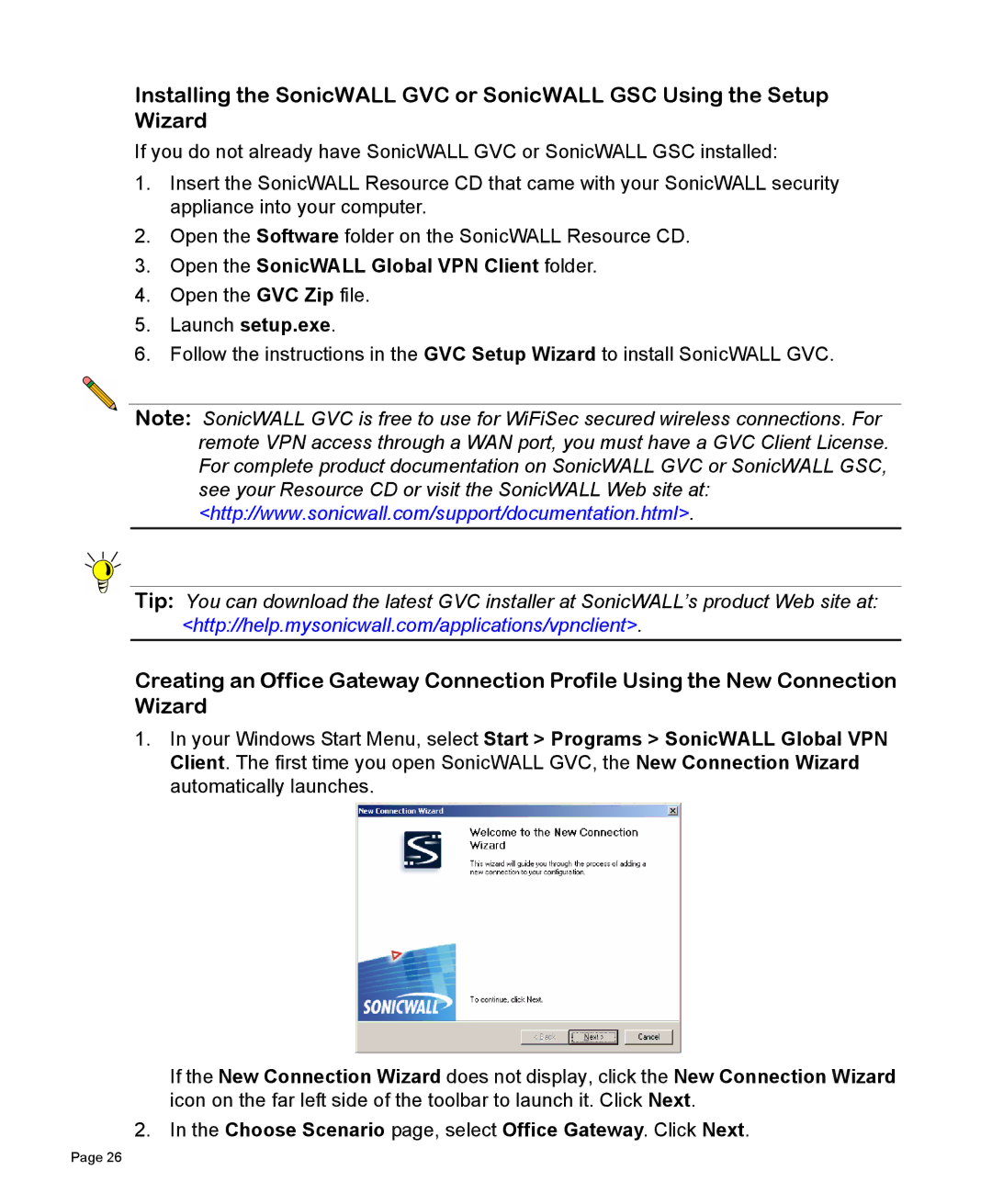 SonicWALL 170 manual Open the SonicWALL Global VPN Client folder, Launch setup.exe 