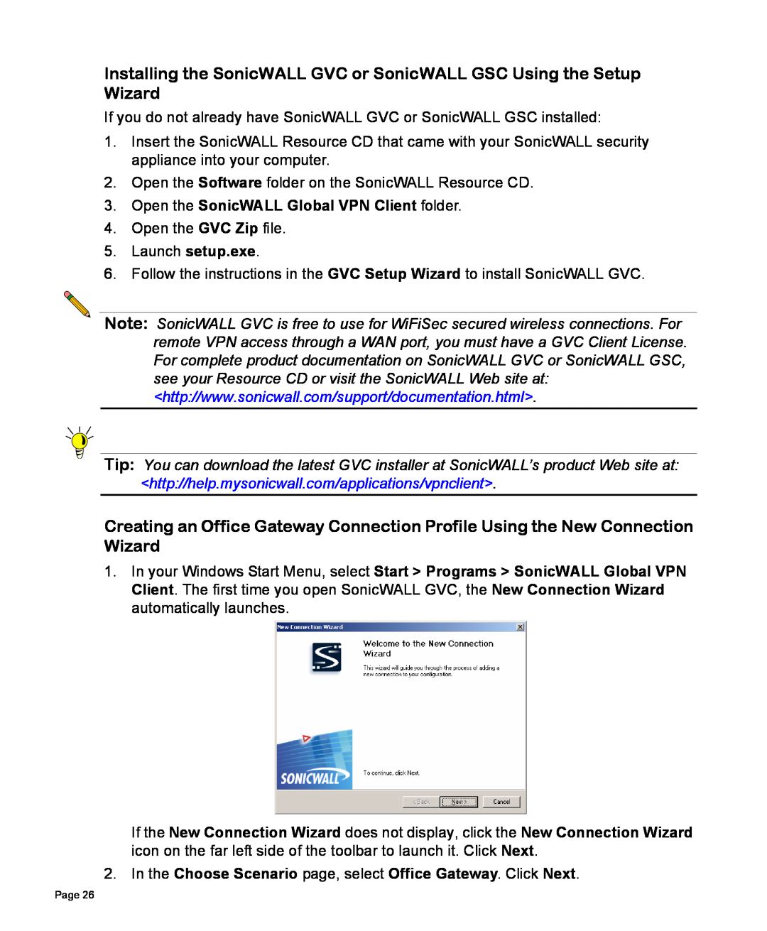 SonicWALL 170 manual Open the SonicWALL Global VPN Client folder 