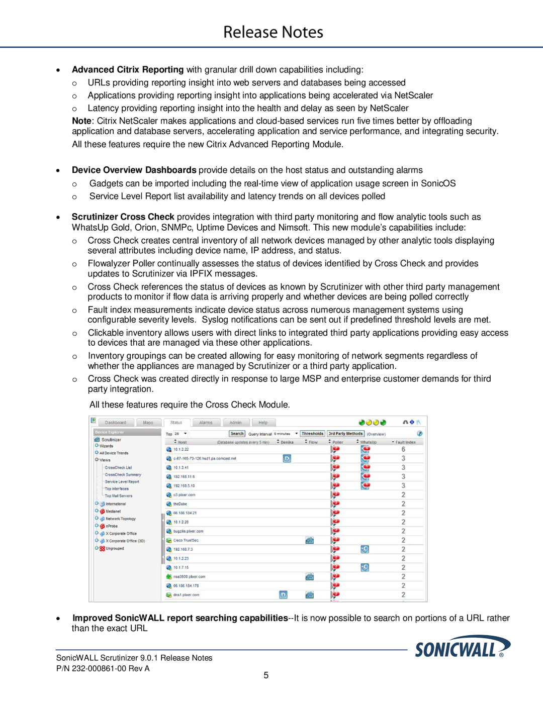 SonicWALL 232-000861-00 manual 