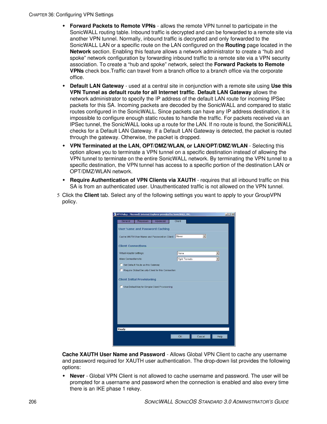 SonicWALL 3 manual 206 