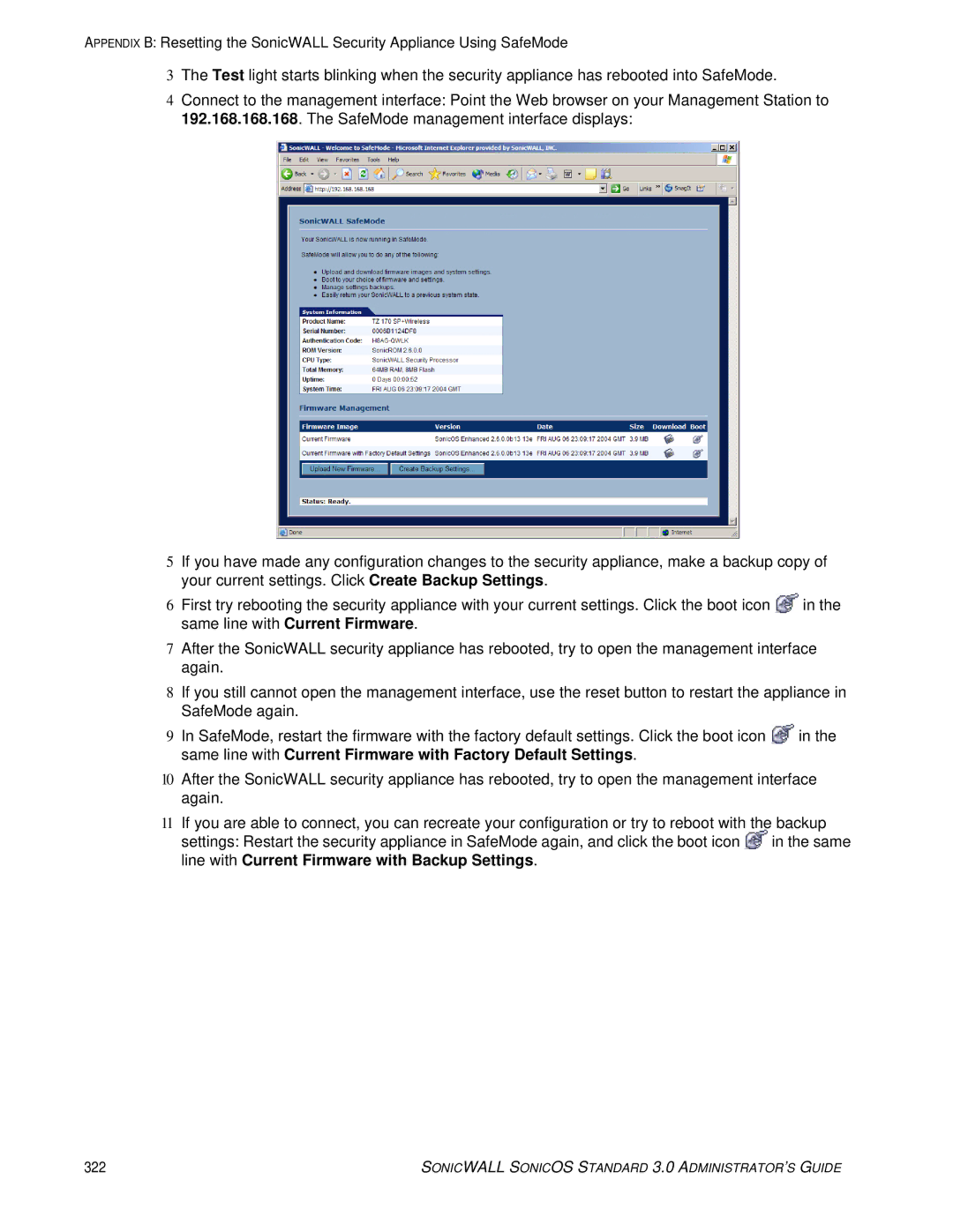 SonicWALL manual 322 