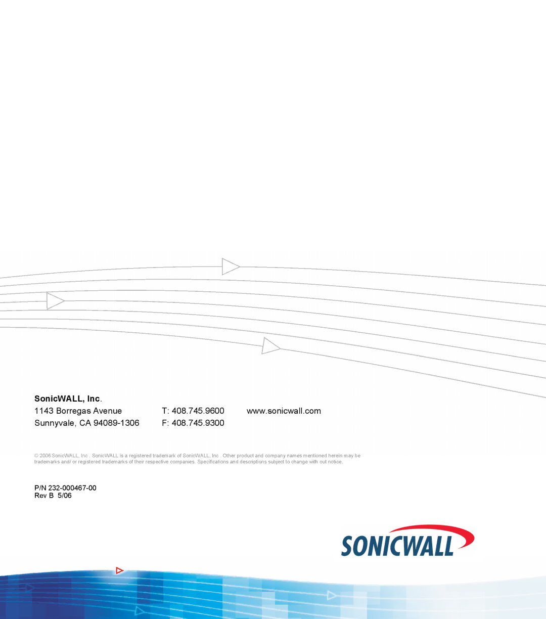 SonicWALL 300 manual SonicWALL, Inc 