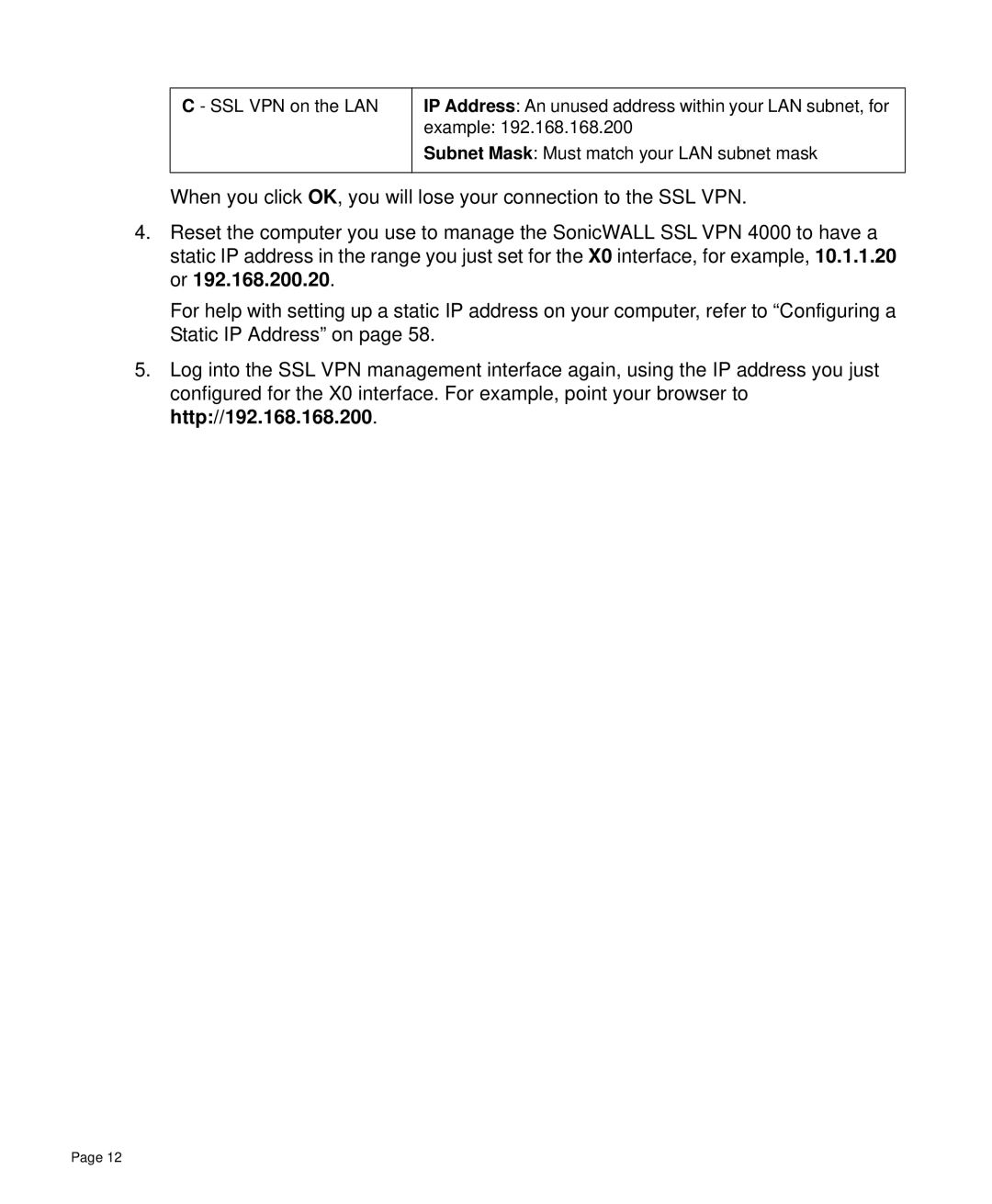 SonicWALL 4000 manual 