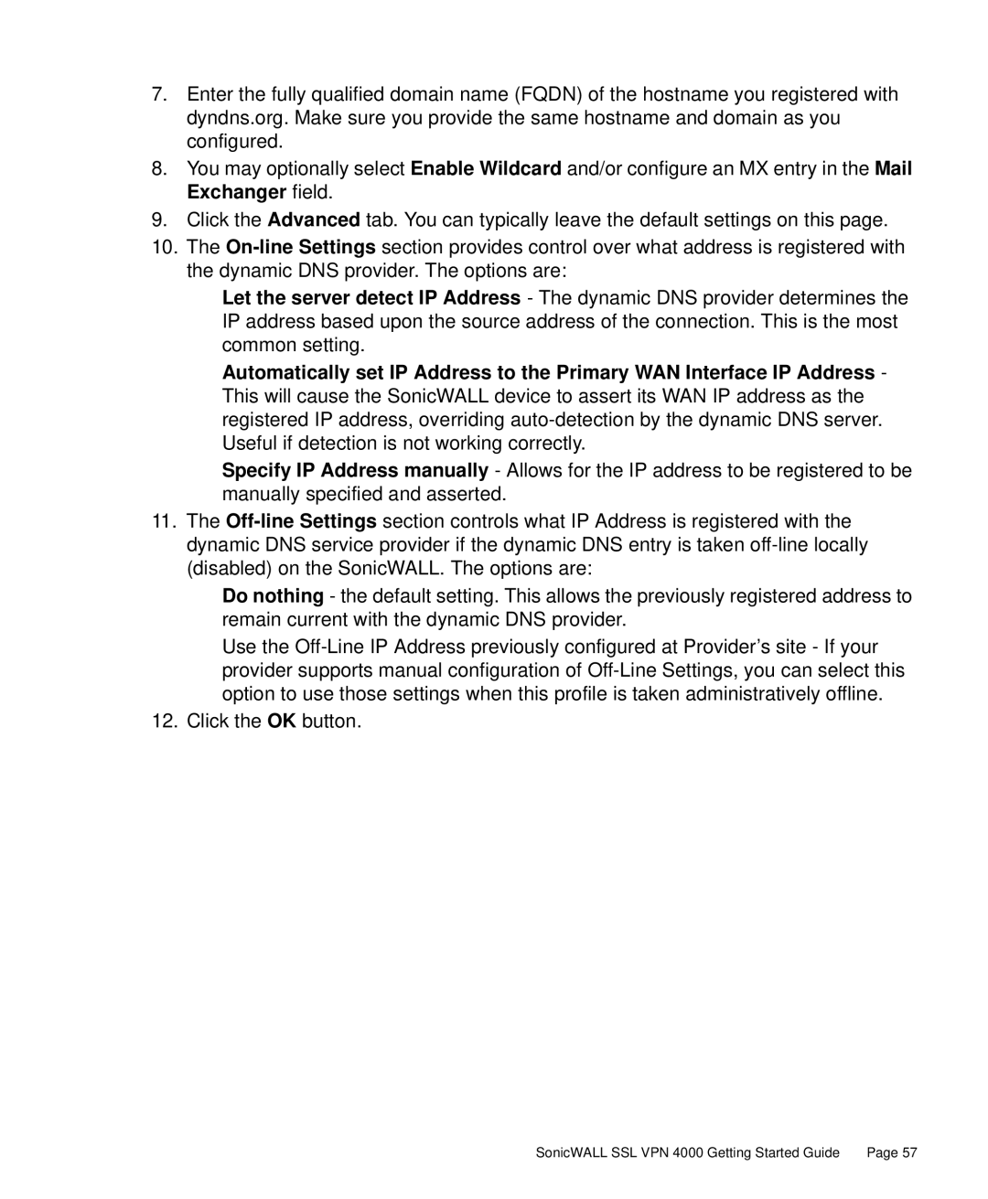 SonicWALL manual SonicWALL SSL VPN 4000 Getting Started Guide 