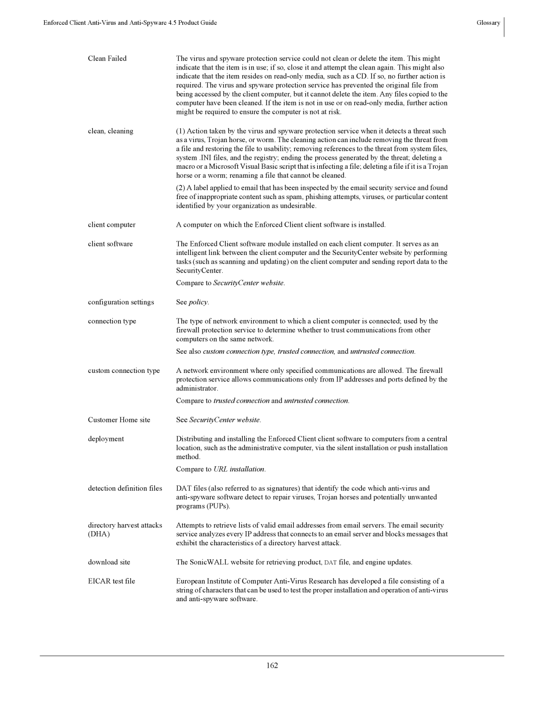 SonicWALL 4.5 manual 162 