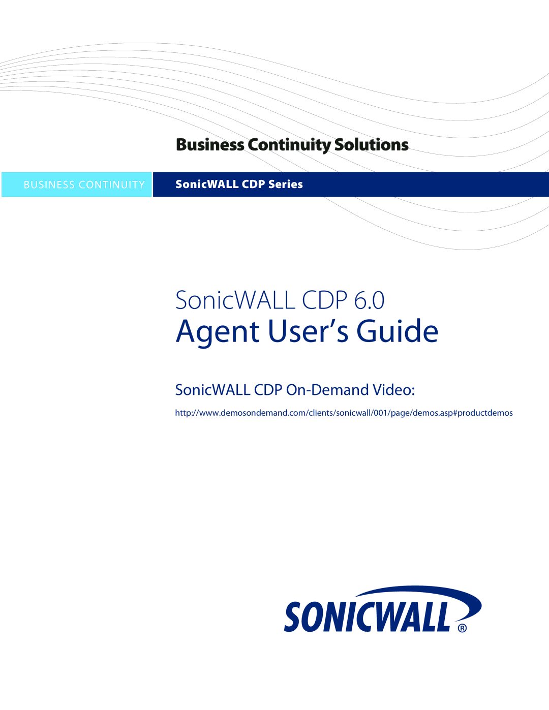 SonicWALL 6 manual Agent User’s Guide 