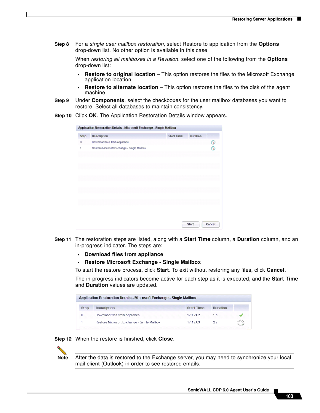 SonicWALL 6 manual 103 