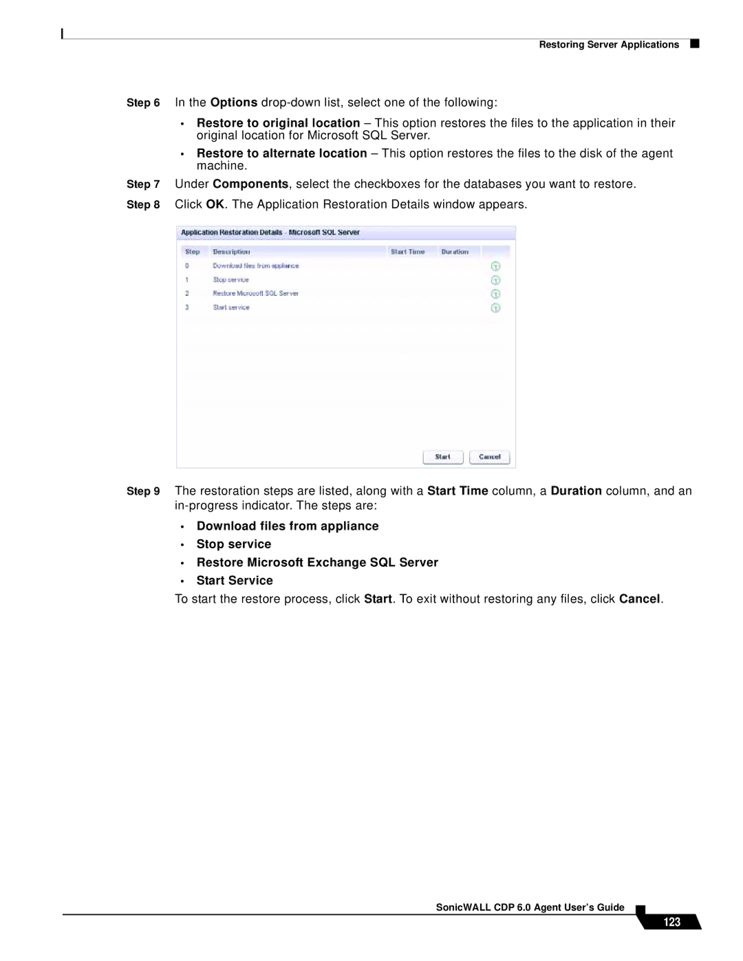 SonicWALL 6 manual 123 