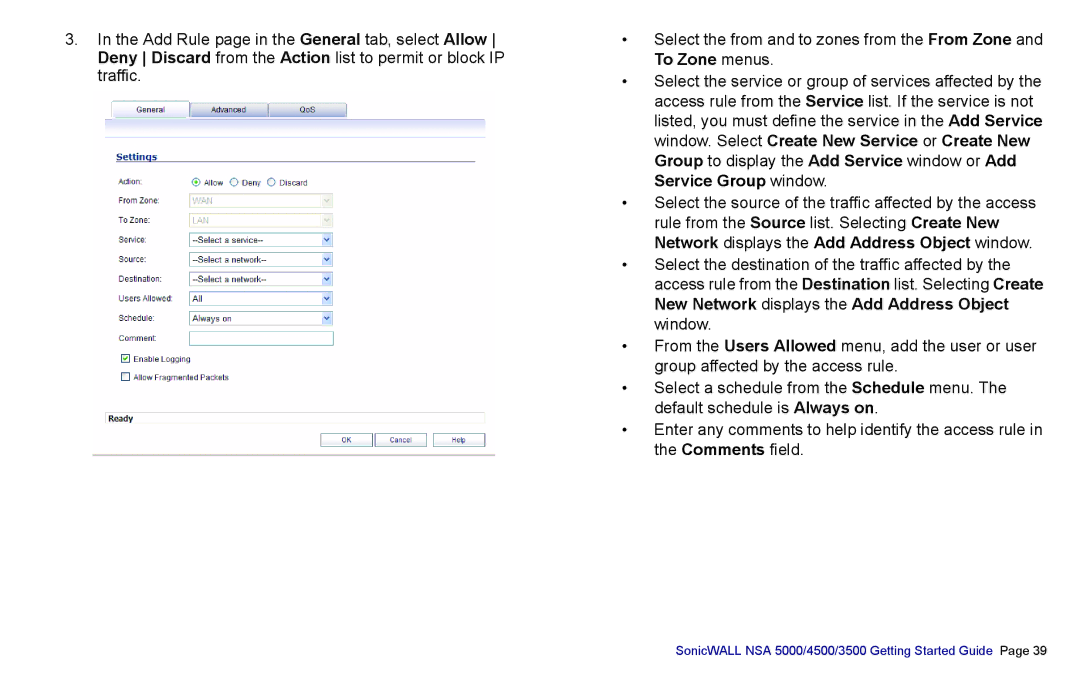 SonicWALL manual SonicWALL NSA 5000/4500/3500 Getting Started Guide 