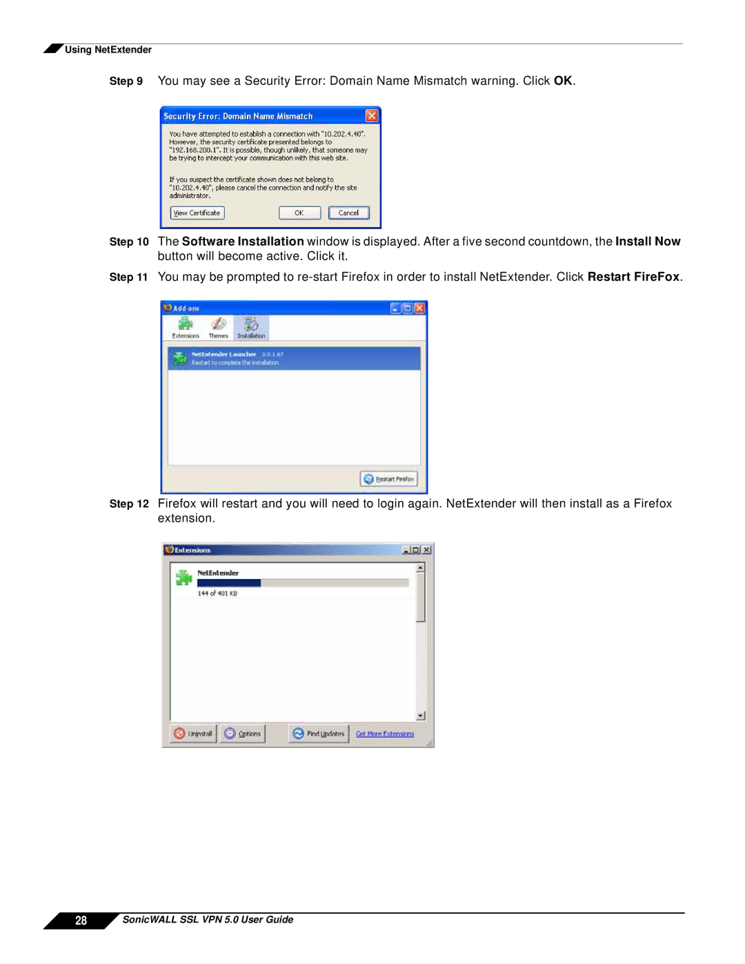 SonicWALL manual SonicWALL SSL VPN 5.0 User Guide 