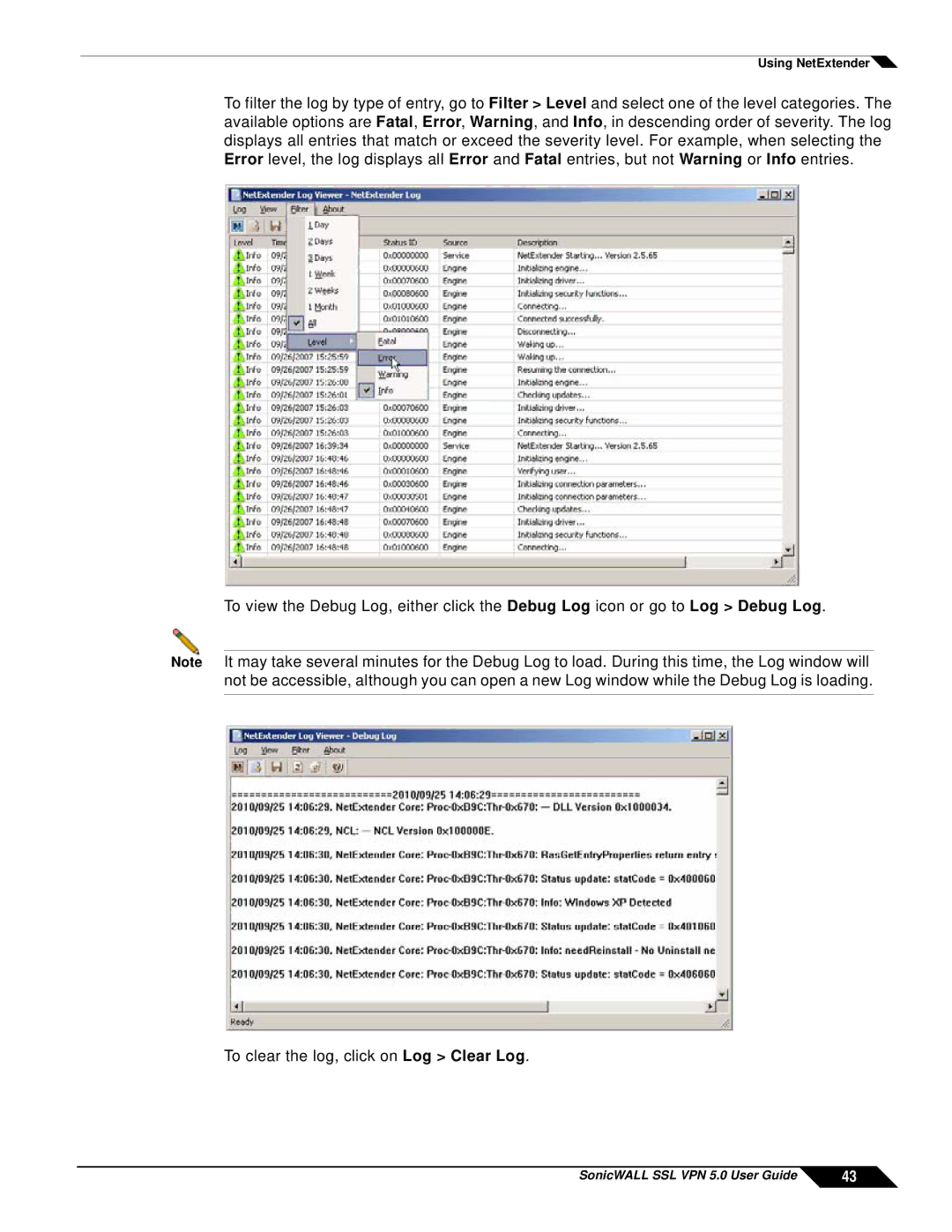 SonicWALL manual SonicWALL SSL VPN 5.0 User Guide 