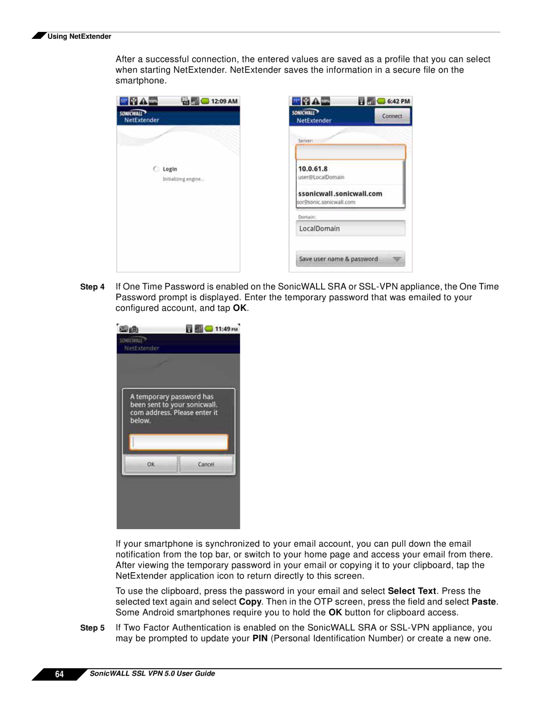 SonicWALL manual SonicWALL SSL VPN 5.0 User Guide 