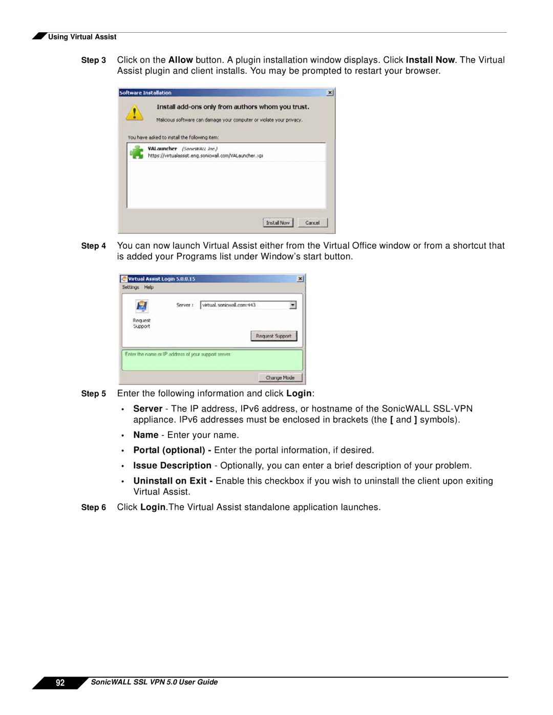 SonicWALL manual SonicWALL SSL VPN 5.0 User Guide 