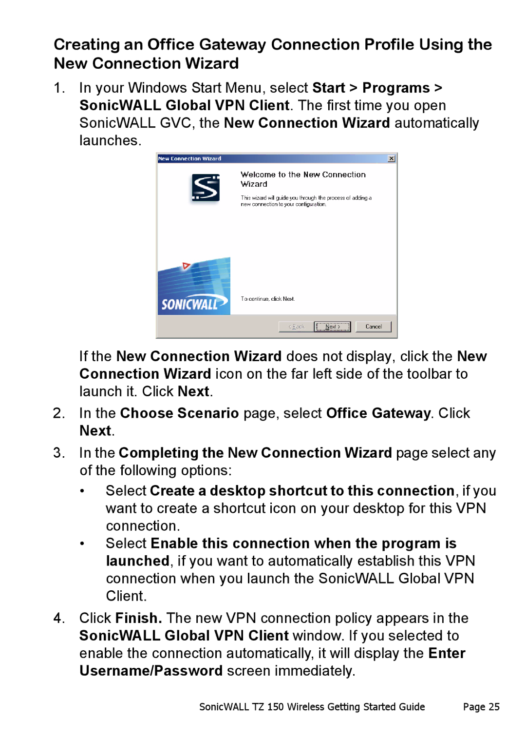 SonicWALL manual SonicWALL TZ 150 Wireless Getting Started Guide 