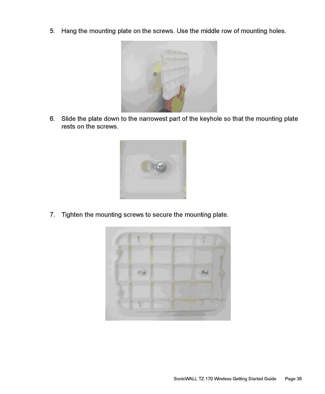 SonicWALL manual SonicWALL TZ 170 Wireless Getting Started Guide 