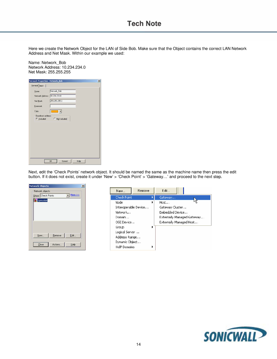 SonicWALL TZ170 manual 