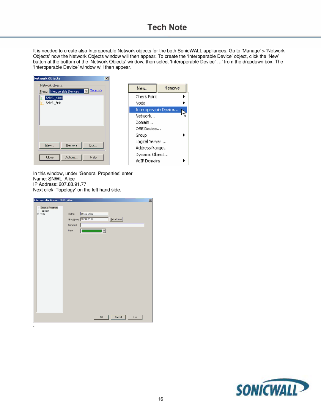 SonicWALL TZ170 manual 