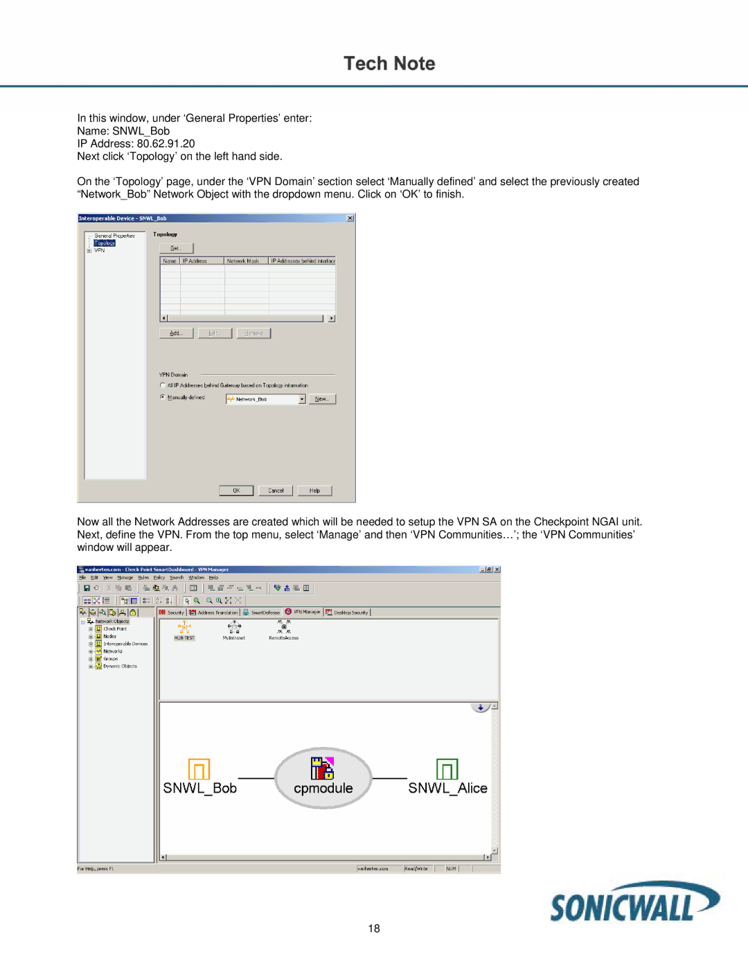 SonicWALL TZ170 manual 