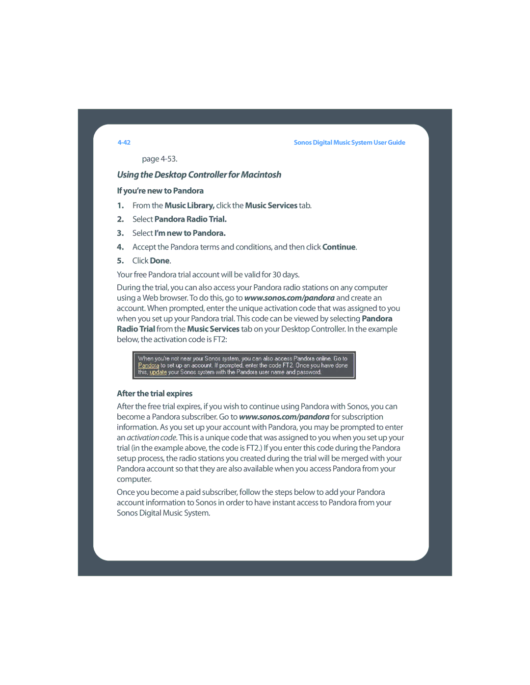 Sonos Digital Music System manual Using the Desktop Controller for Macintosh 