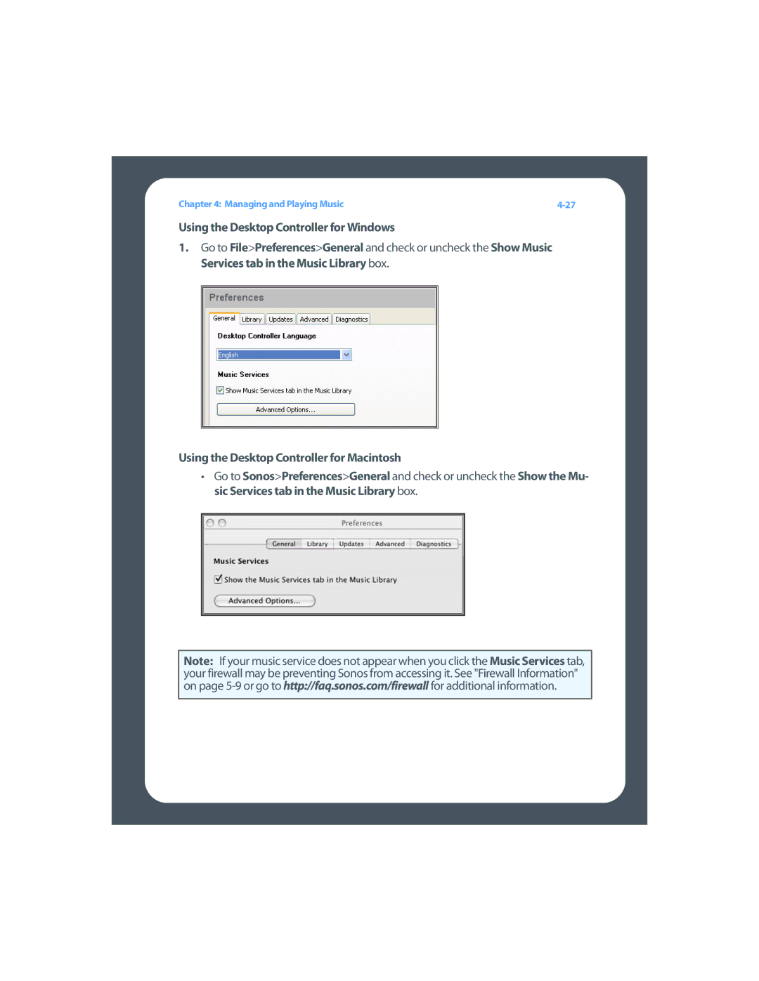 Sonos Multi-Room Music System manual Using the Desktop Controller for Windows 