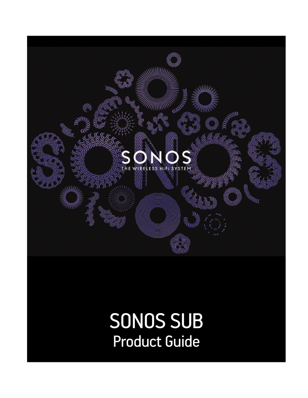 Sonos Q2 manual Sonos SUB 