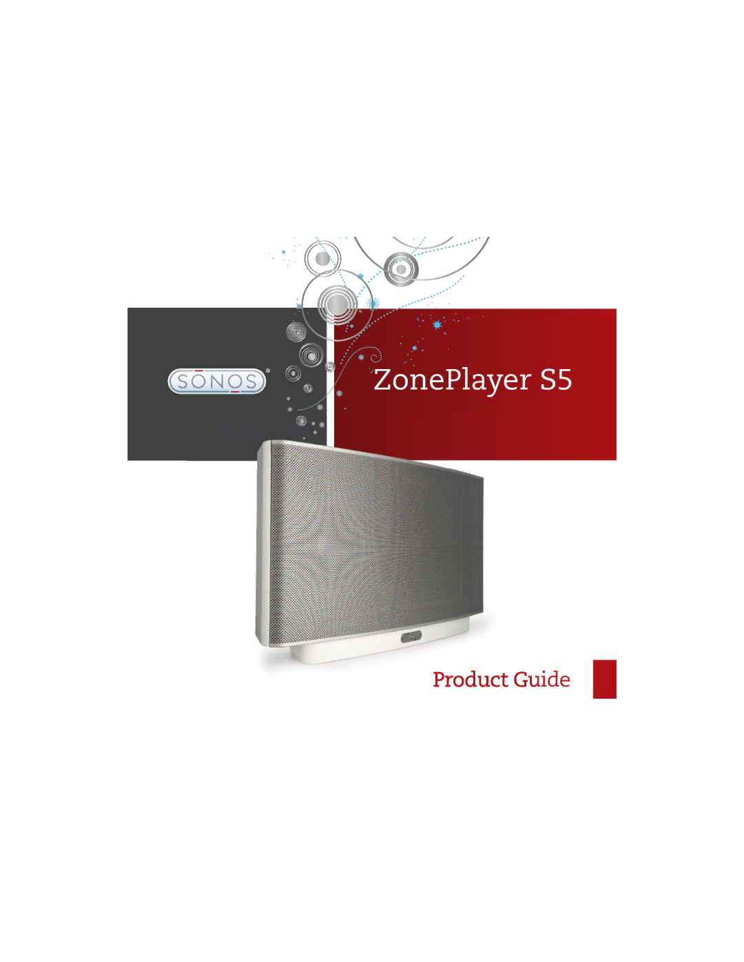 Sonos manual ZonePlayer S5 