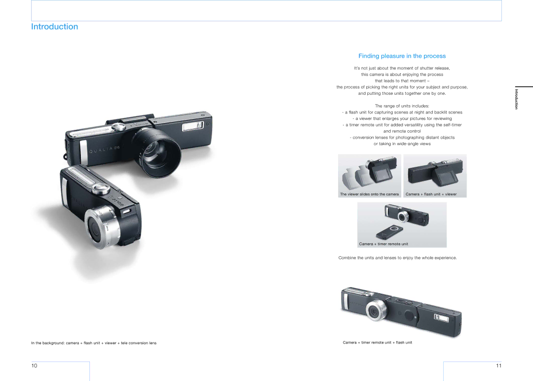 Sony 16 manual Introduction, Finding pleasure in the process 