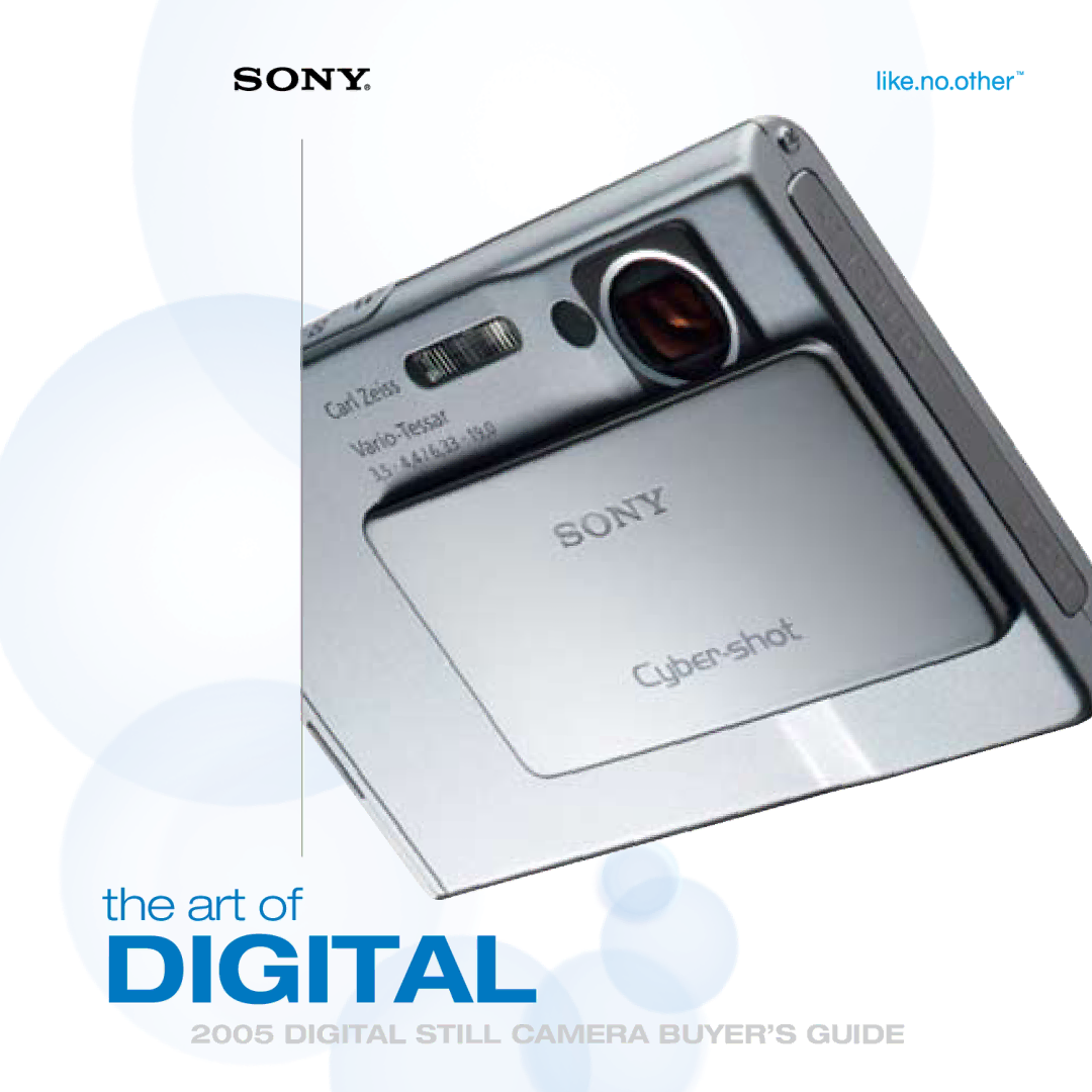 Sony 2005 manual Digital 