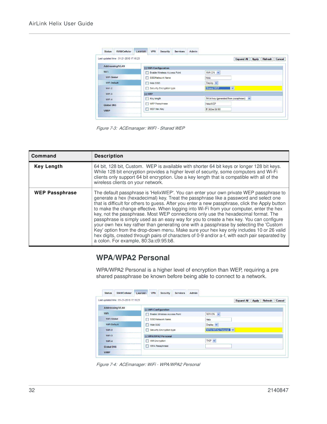 Sony 2140847 manual WPA/WPA2 Personal 