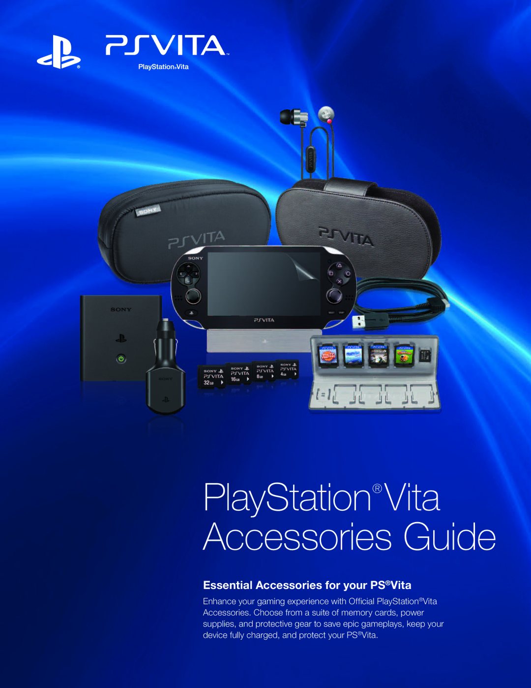 Sony 22047 manual PlayStation Vita Accessories Guide 