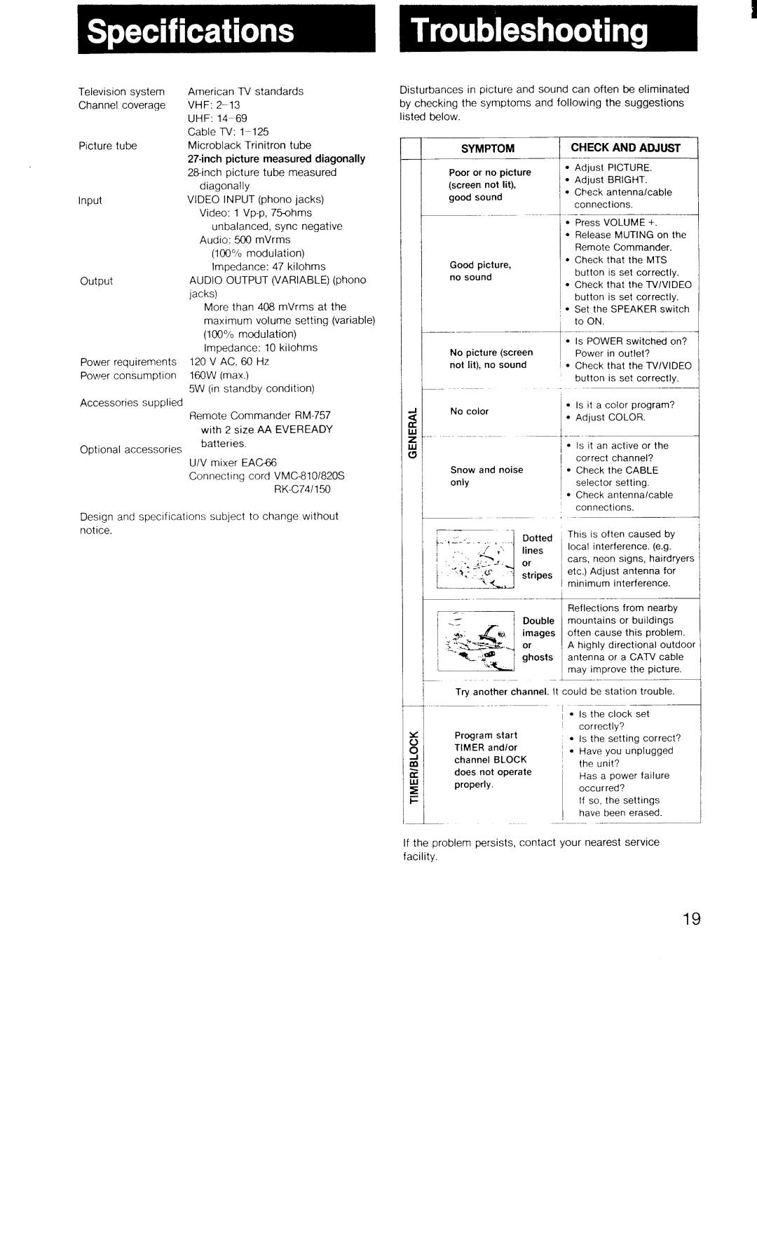 Sony 27 manual 