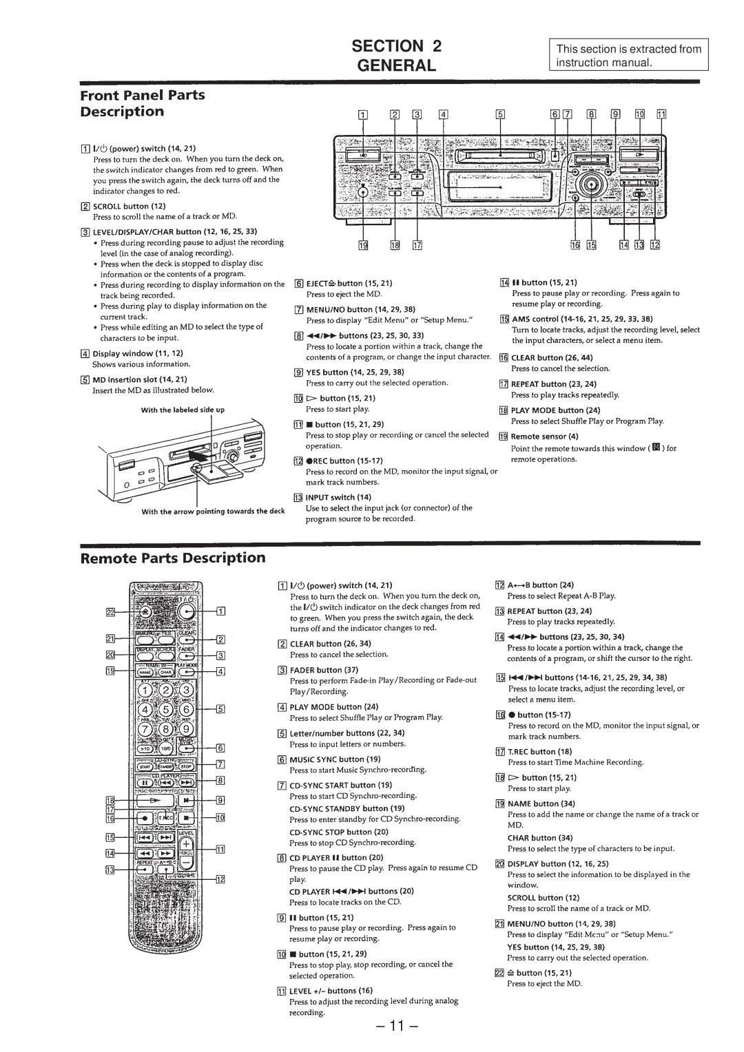 Sony 4-216-840-0 service manual Section General 