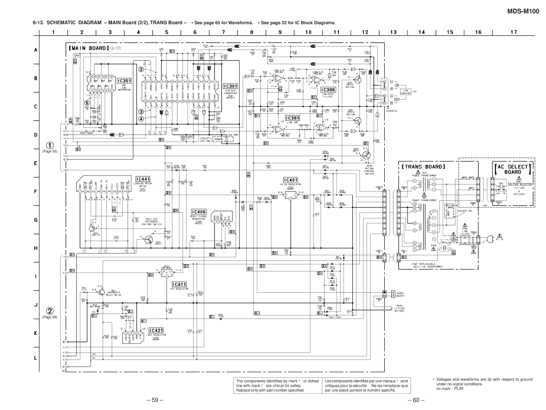 Sony 4-216-840-0 service manual MDS-M100 