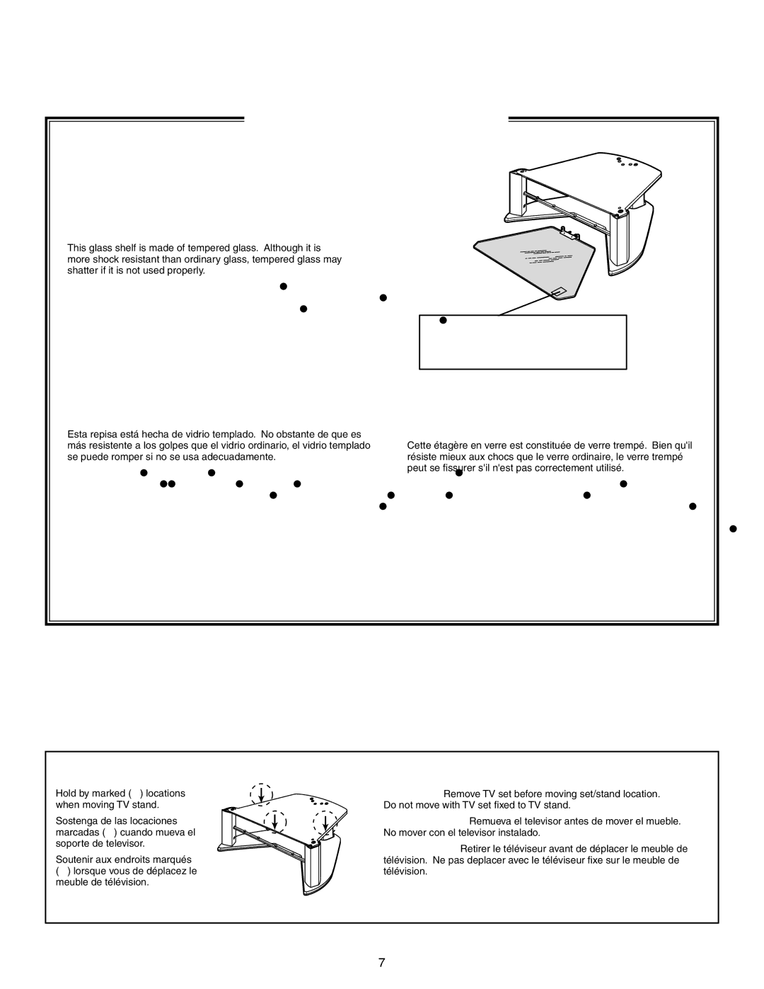 Sony SU-34HX1, 414 manual Etiqueta DE Advertencia Étiquette DE Mise EN Garde 