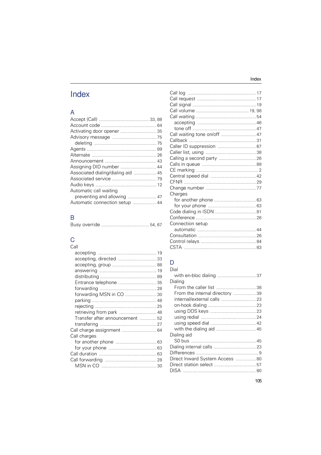 Sony 500 manual Index, Deleting 