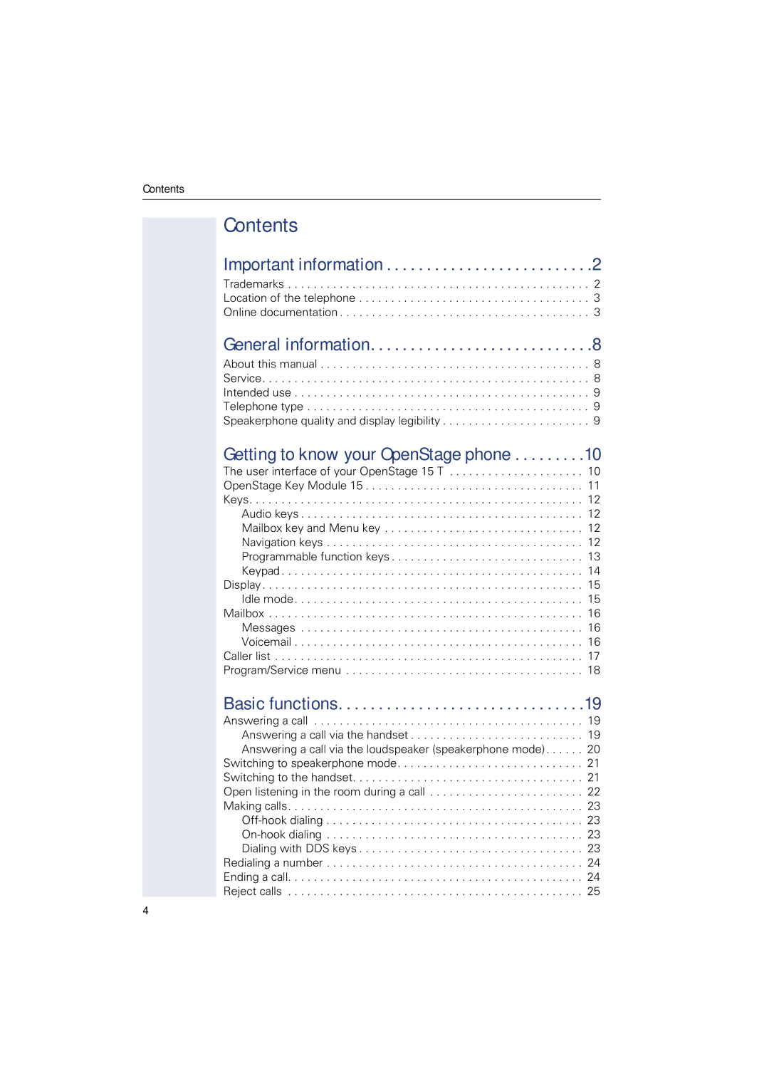 Sony 500 manual Contents 