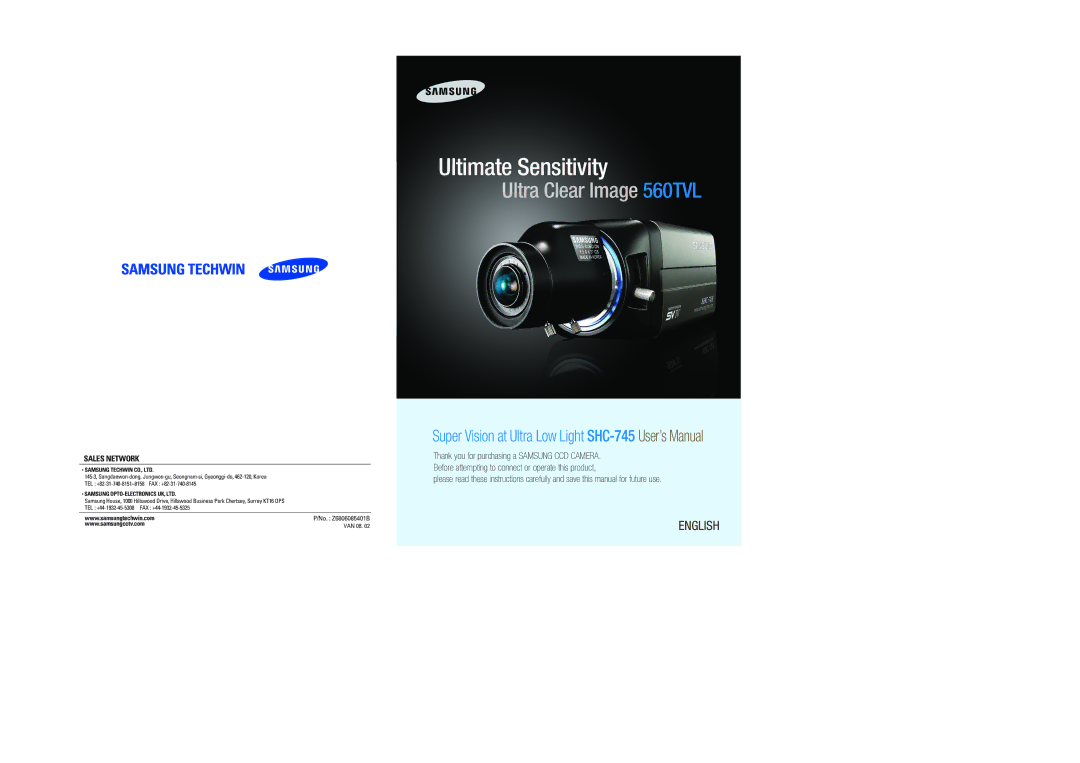 Sony 560TVL user manual Ultimate Sensitivity 