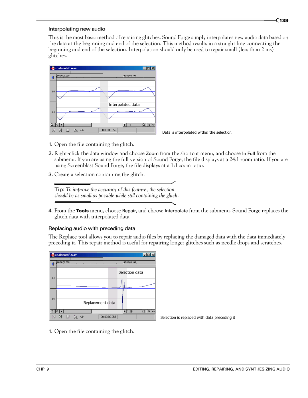 Sony 7 manual Open the file containing the glitch 