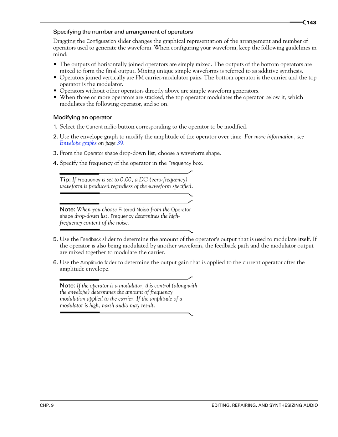 Sony 7 manual Specifying the number and arrangement of operators 