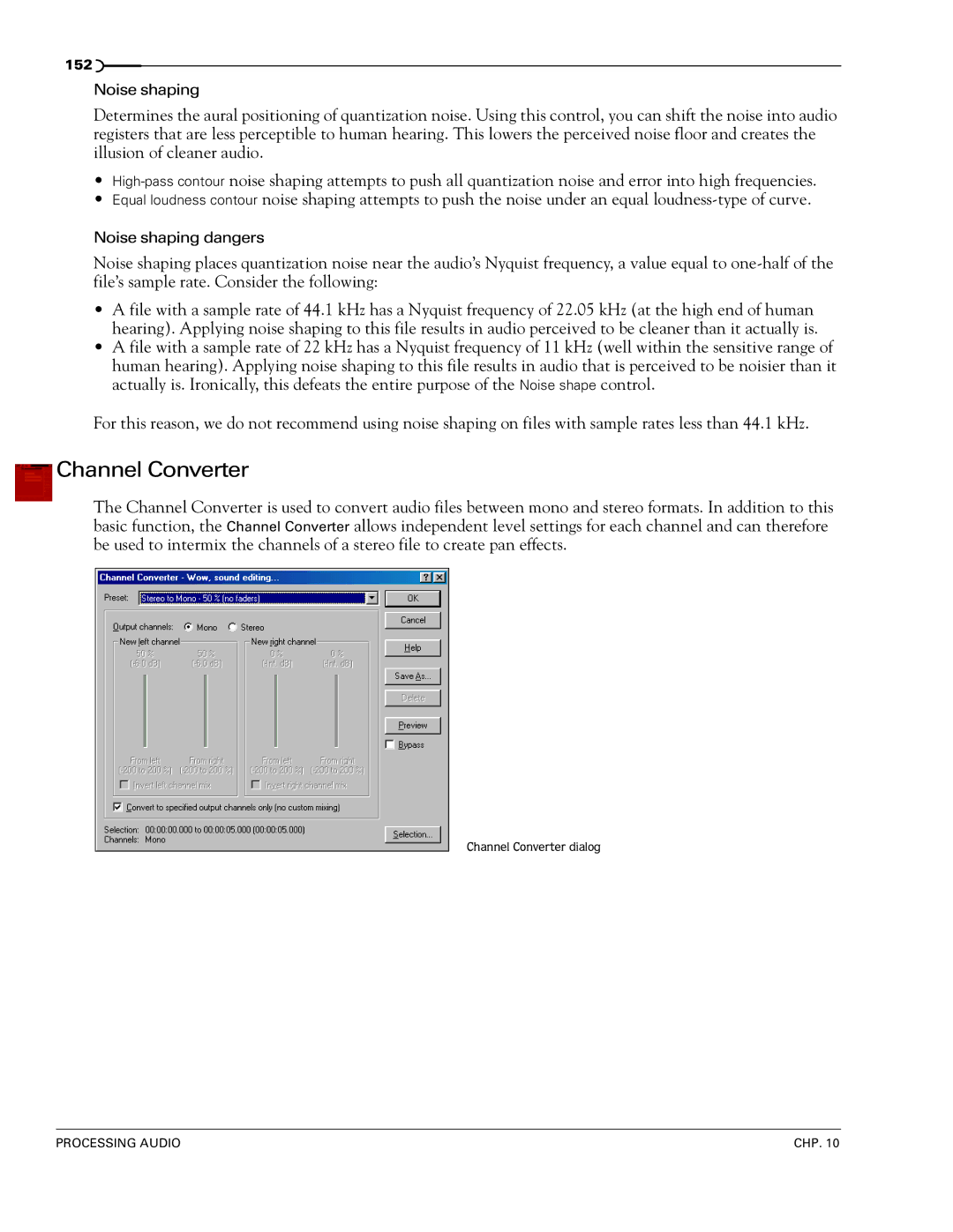 Sony 7 manual Channel Converter 