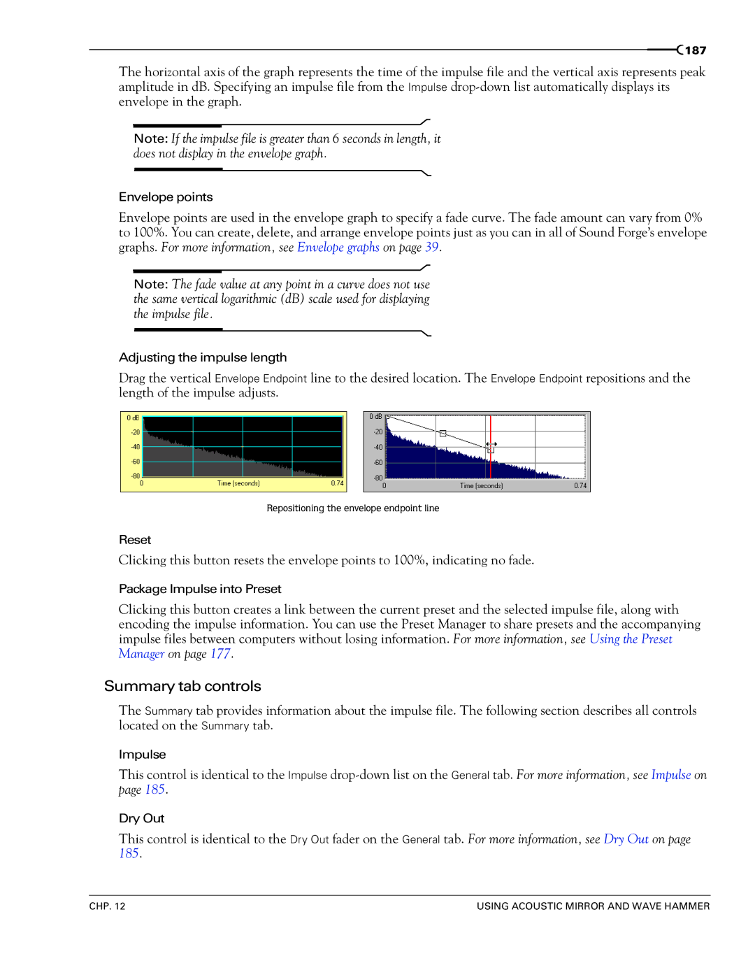 Sony 7 manual Summary tab controls 