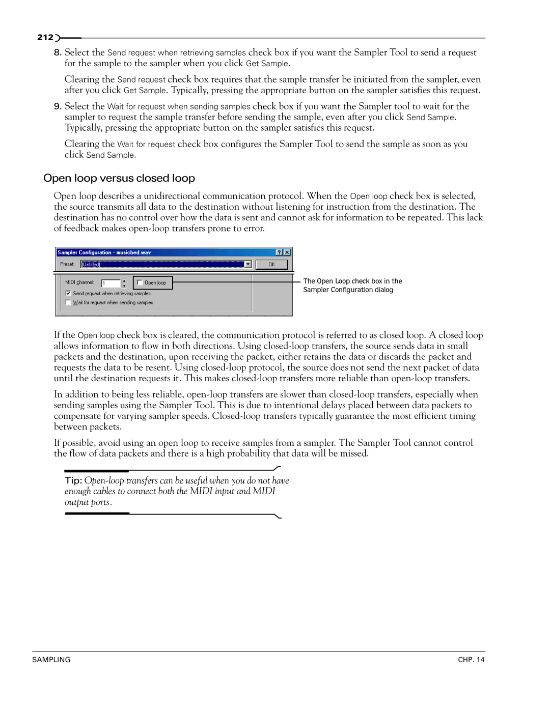 Sony 7 manual Open loop versus closed loop 