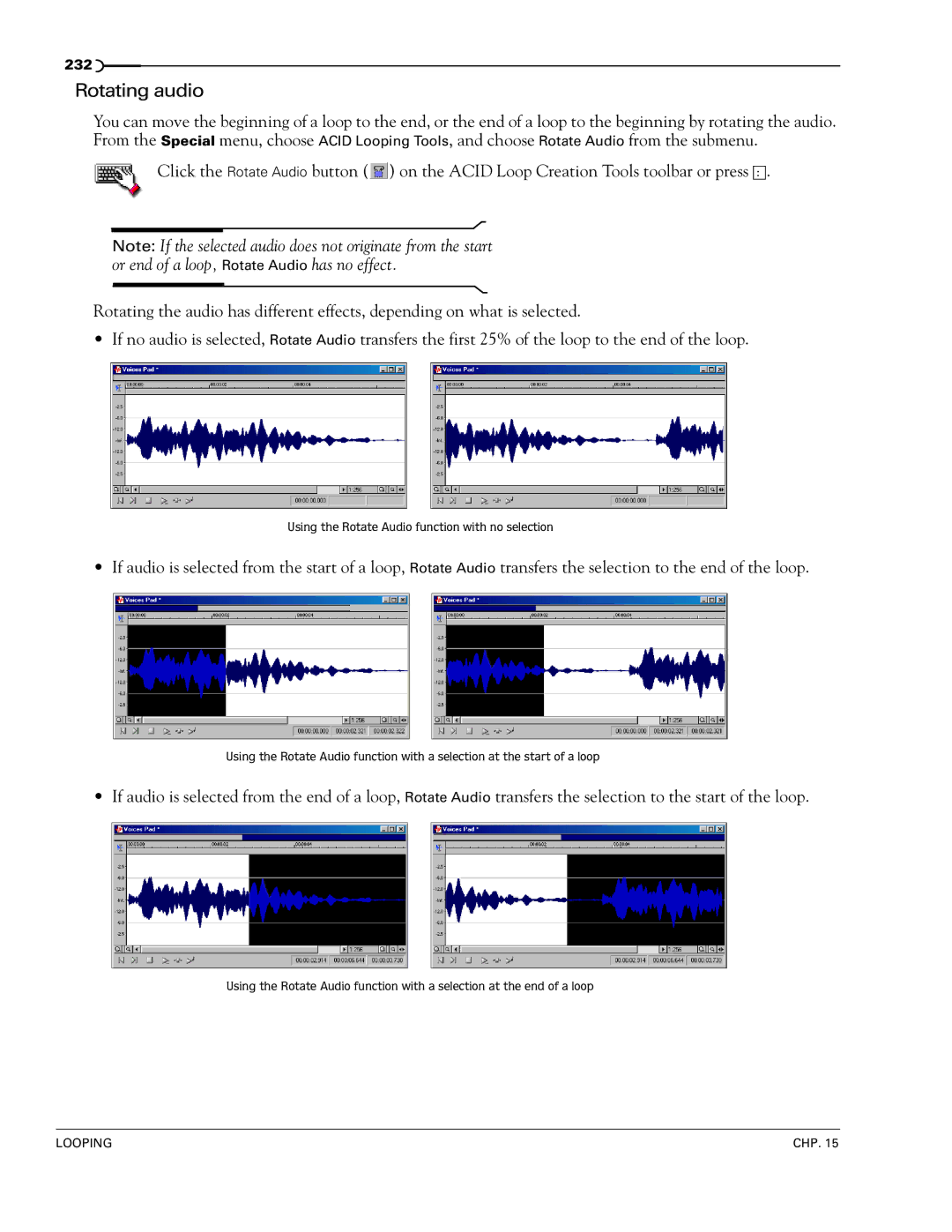 Sony 7 manual Rotating audio 