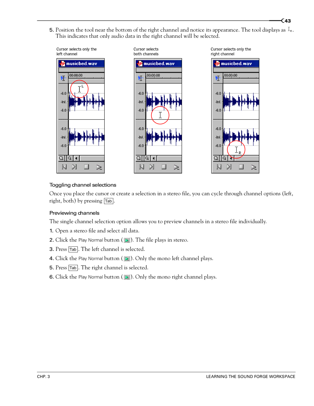 Sony 7 manual Toggling channel selections 