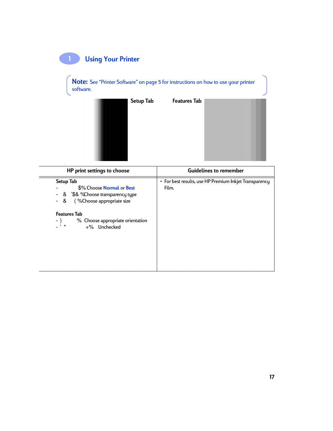 Sony 970C Series manual Film, Orientation Choose appropriate orientation 