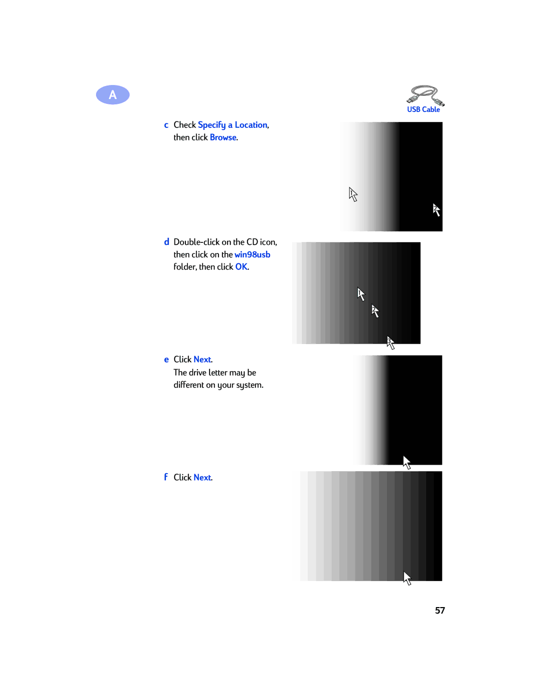 Sony 970C Series manual Drive letter may be different on your system 